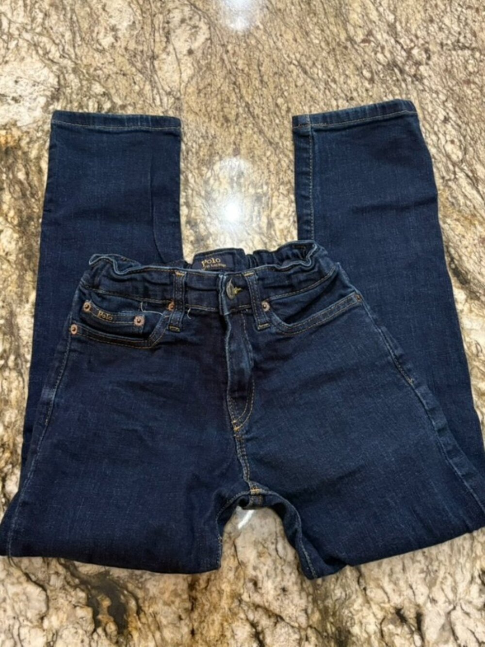 Polo Ralph Lauren Boys Dark Wash Straight Leg Jeans